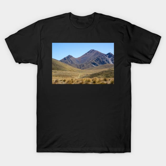 Lindis Pass landscape. T-Shirt by sma1050
